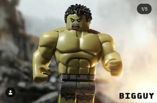 Minifigure lego bigguy hulk - minifigure,