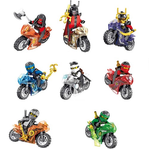24x minifigures ninja - ninja,
