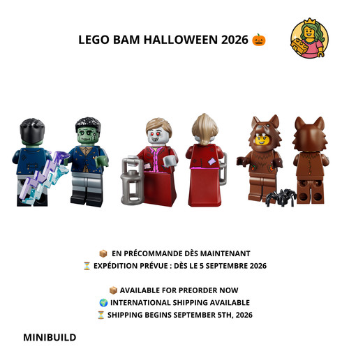 Lego minifigs bam halloween - minifigs,