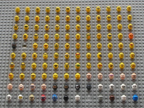 Lego tête personnage minifig - lego,