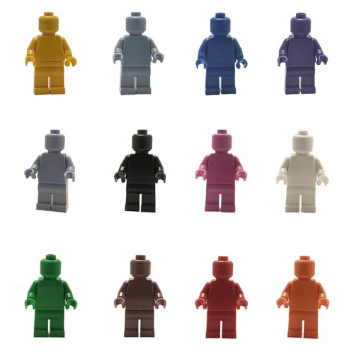 Minifigure lego monocromatica - minifigure,