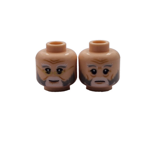 Lego minifig testa faccia - minifig, 1x